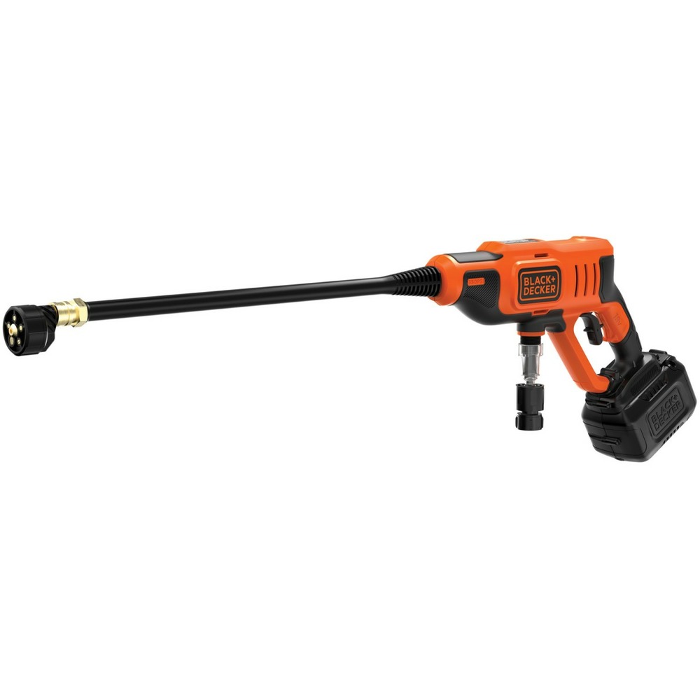 Nettoyeur haute pression à batterie 18v 2ah black & decker 24 bar 350 psi