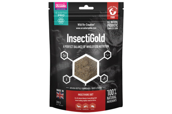 Earth pro insectigold - aliment pour insectivores 300g reptiles