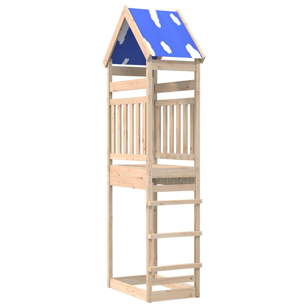 Tour de jeu marron 52,5 x 85 x 265 cm pin massif