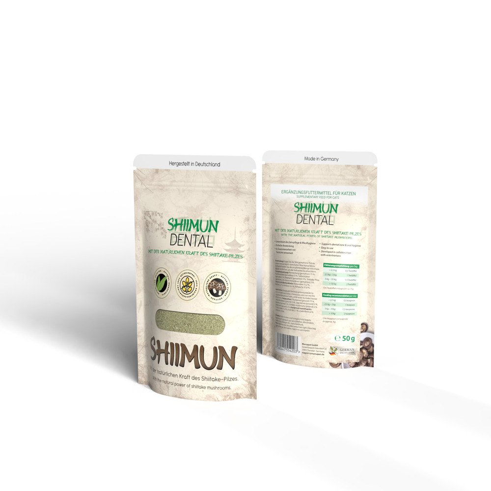 Poudre shiimun dental pour chats - 50g