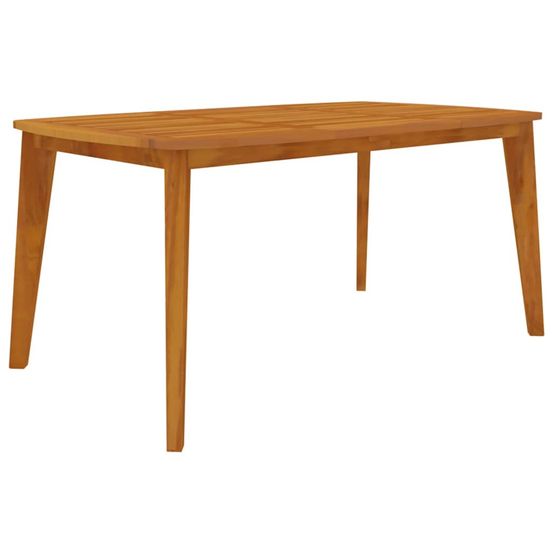 Table de jardin 160x90x75 cm bois d'acacia solide