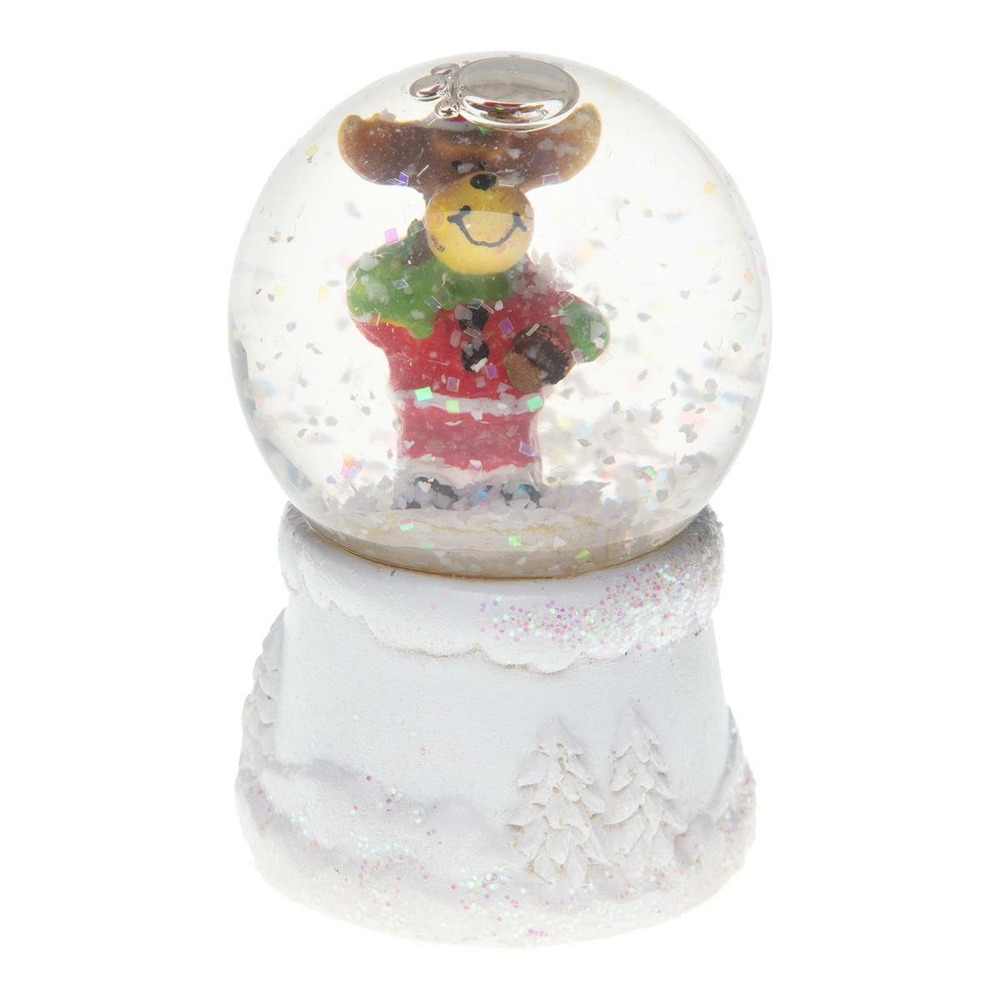 Boule à neige pailletée 1led