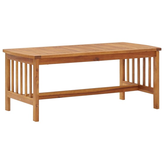 Salon de jardin 5 pcs bois d'acacia solide
