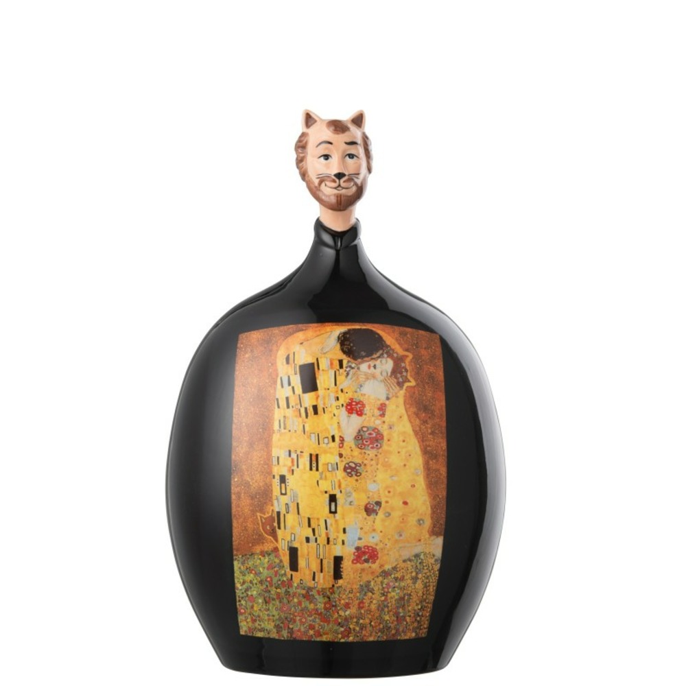 Figurine les chartistes en poterie multicolore 16.5x15x26 cm