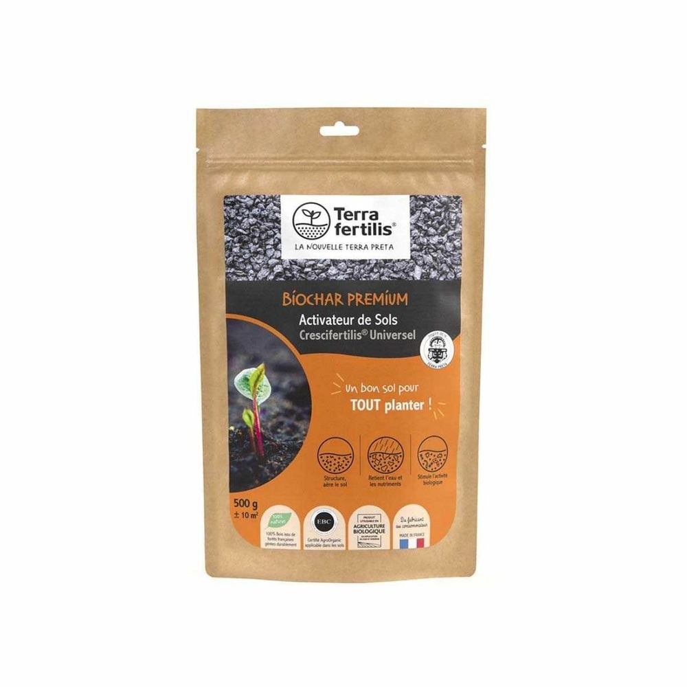 Fertilisant universel à base de biochar 500 gr