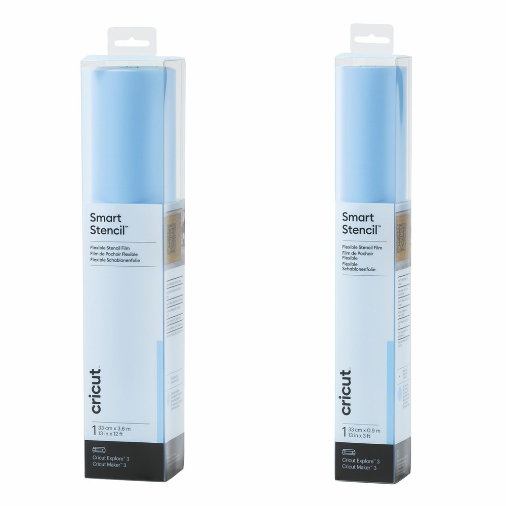 2 films de pochoir flexible 'smart' pour cricut maker et explore 3