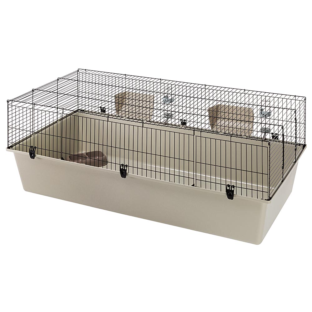 Cage pour lapins ferplast rabbit 160 ample métal thermoplastique confortable