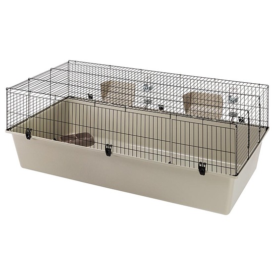 Cage pour lapins ferplast rabbit 160 ample métal thermoplastique confortable