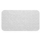 5five - tapis anti-dérapant "colorama" 69x39cm blanc