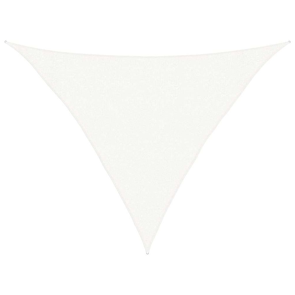 Voile d'ombrage 160 g/m² blanc 3x3x4,2 m pehd