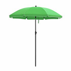 Parasol de jardin diamètre 1,6 m ombrelle protection upf 50+ inclinable portable résistant au vent baleines en fibre de verre