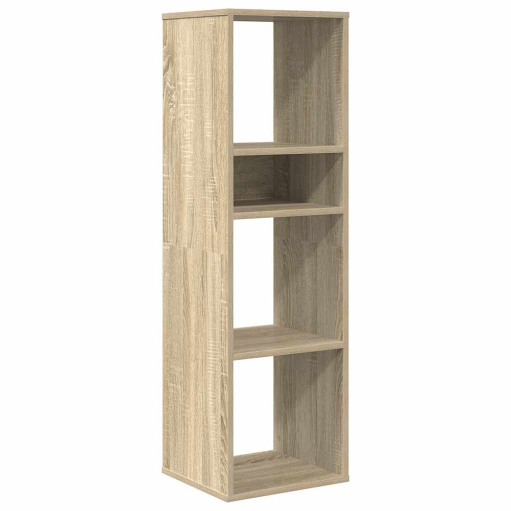 Bibliothèque chêne sonoma 34x31x112 cm bois d'ingénierie