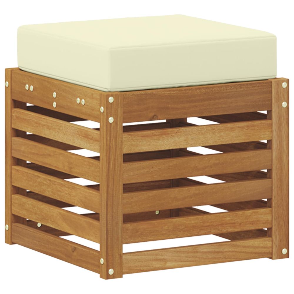 Banc de jardin bois d'acacia massif naturel