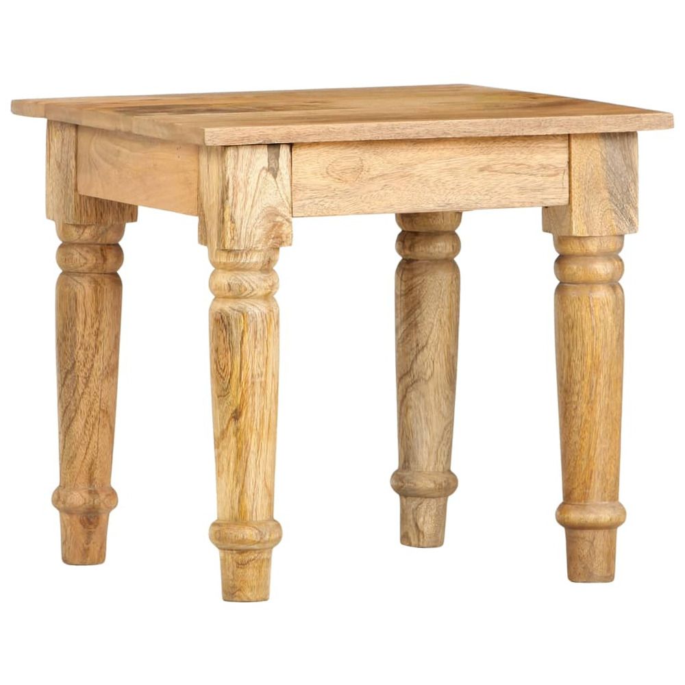 Table d'appoint 43x43x40cm Bois de manguier