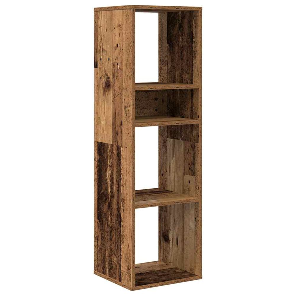 Bibliothèque vieux bois 34x31x112 cm bois d'ingénierie
