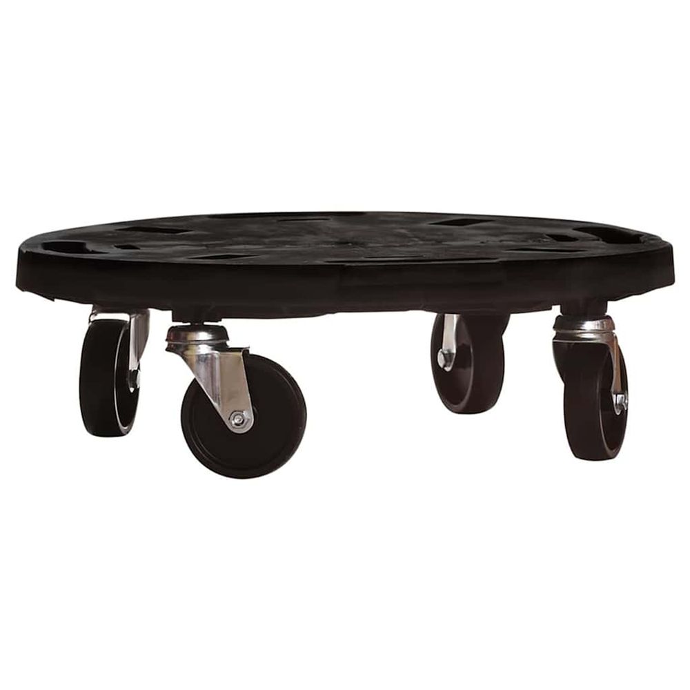 Support sur roulettes pour plantes diamètre 40 cm noir 275 kg