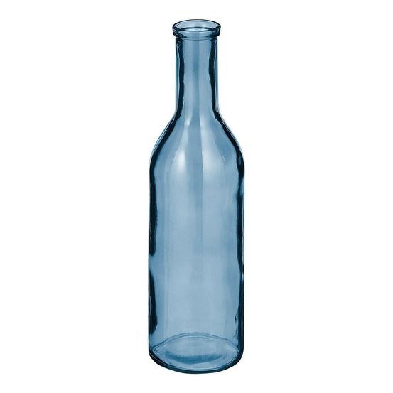 Mica decorations rioja vase bouteille - h50 x ø15 cm - bleu clair