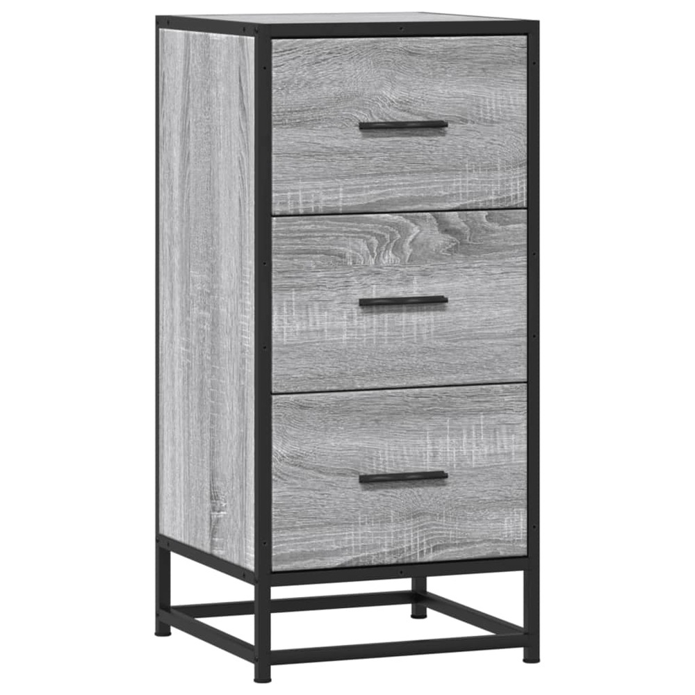 Buffet bahut commode armoire meuble de rangement organisateur cuisine salle de séjour salonsonoma 35,5 x 35 x 76 cm bois d'in