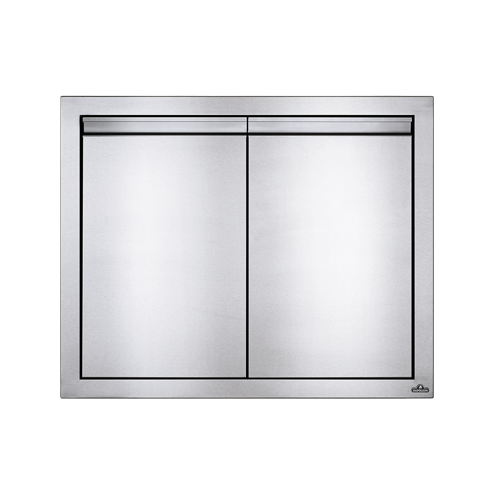 Double porte encastrable pour cuisine extérieure - 85 x 70,5cm