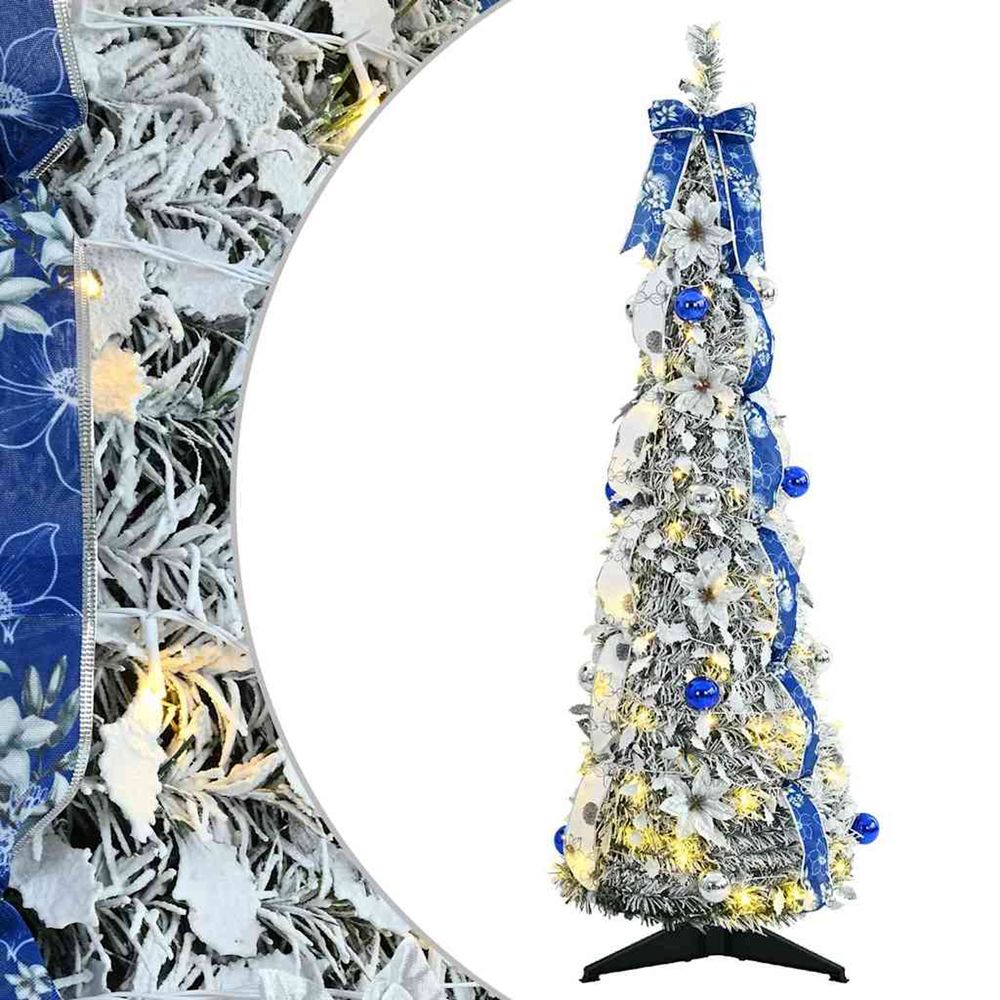 Sapin de noël artificiel blanc 120 cm pvc