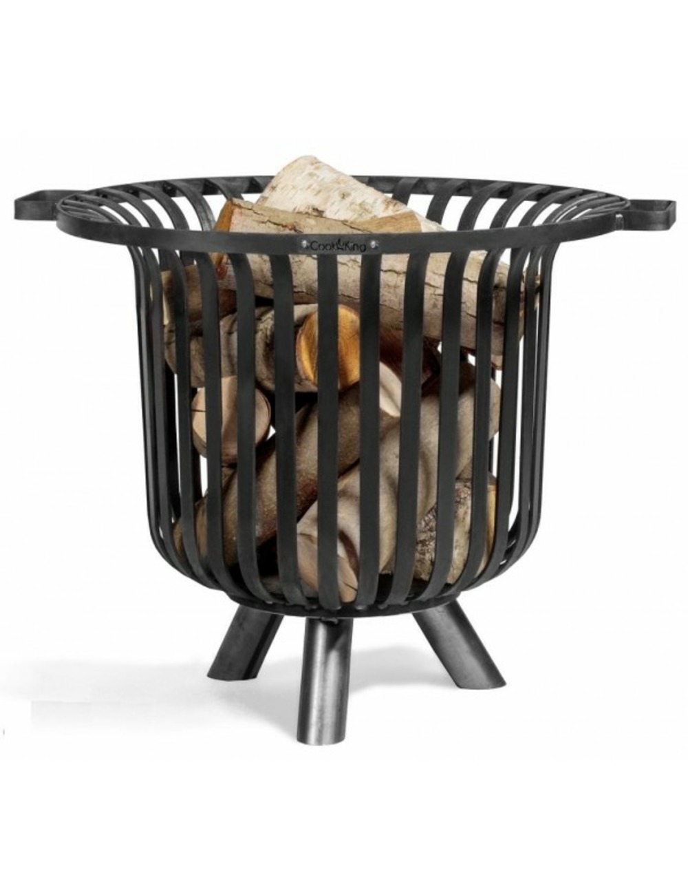 Chauffe terrasse, braséro en acier noir verona 60 cm-sans-60 --