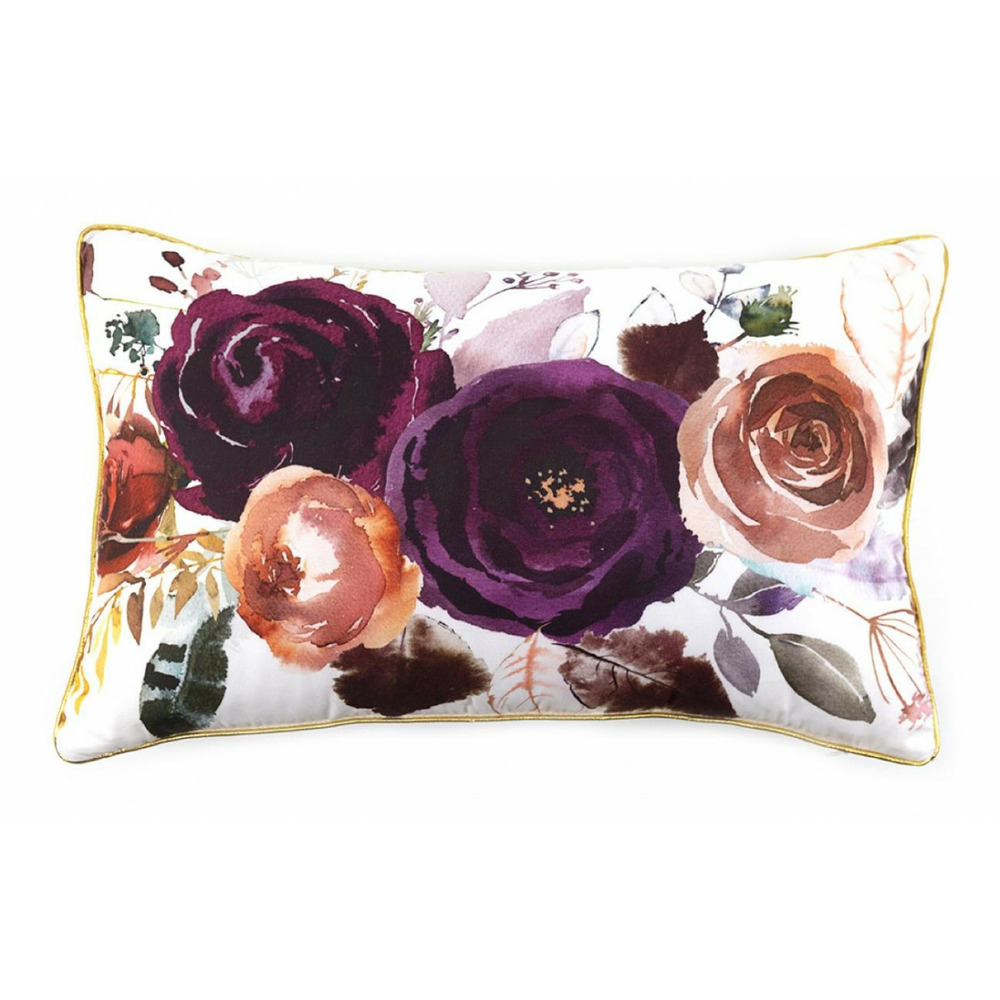 Coussin polyester blanc - décoration d'autrefois