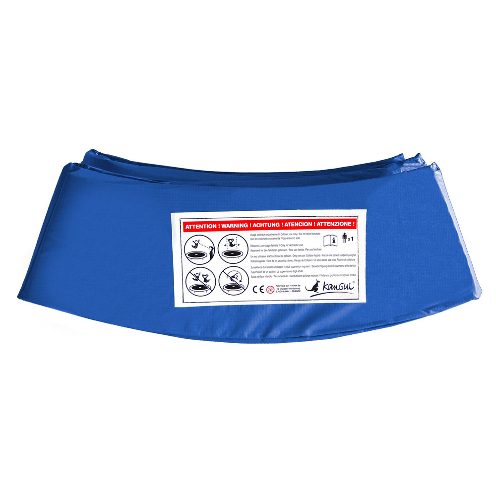 Kangui - coussin de protection bleu ø305cm pour trampoline