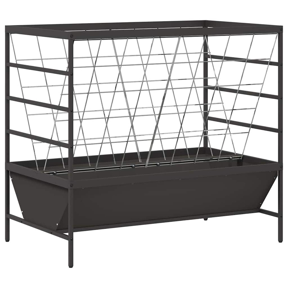 Nourrisseur pour animaux noir 100 x 60 x 90 cm