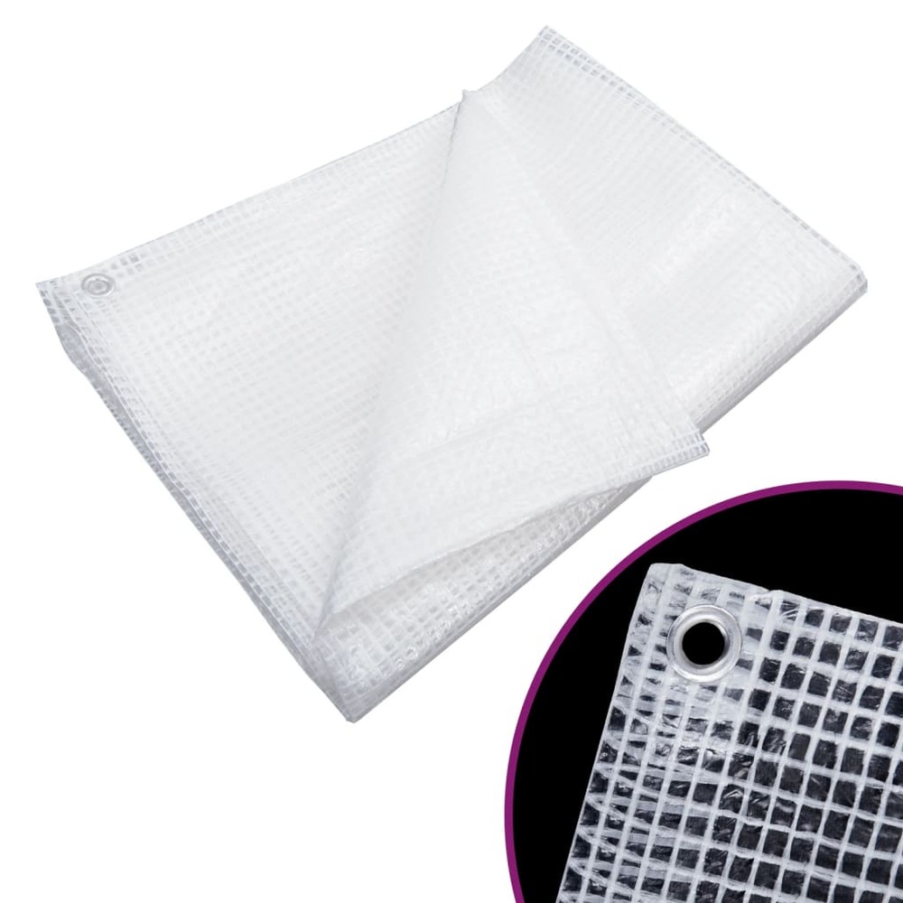 Bâche de gaze 140 g/m² 8x12 m blanc
