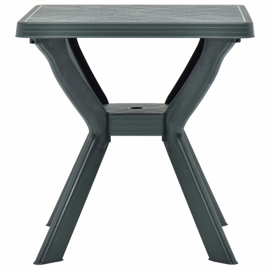 Table de bistro vert 70x70x72 cm plastique