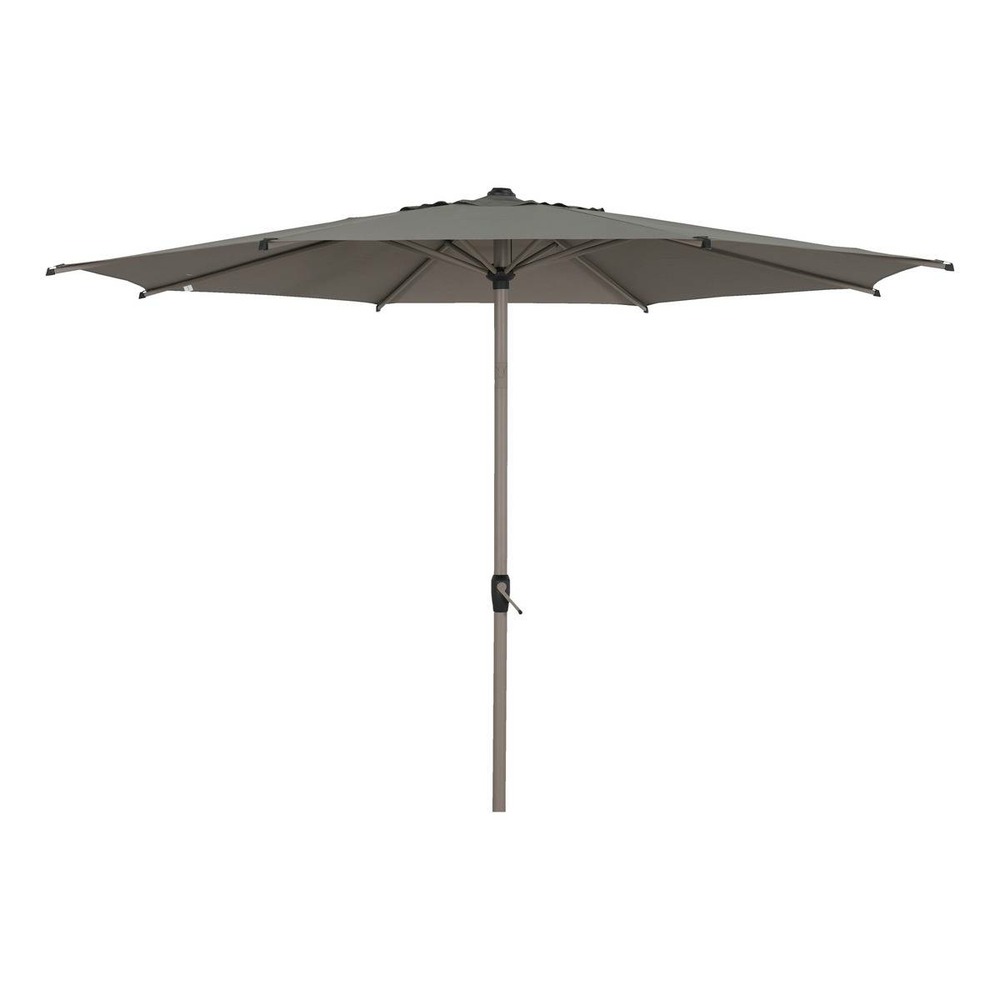 Parasol droit rond inclinable loompa 3m café