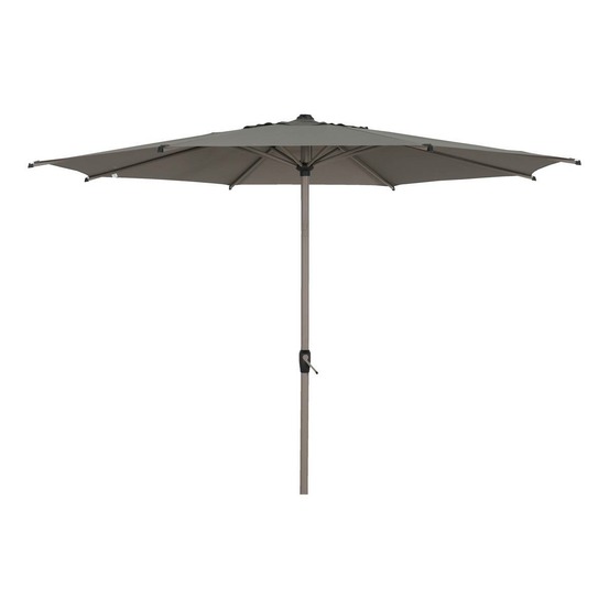 Parasol droit rond inclinable loompa 3m café