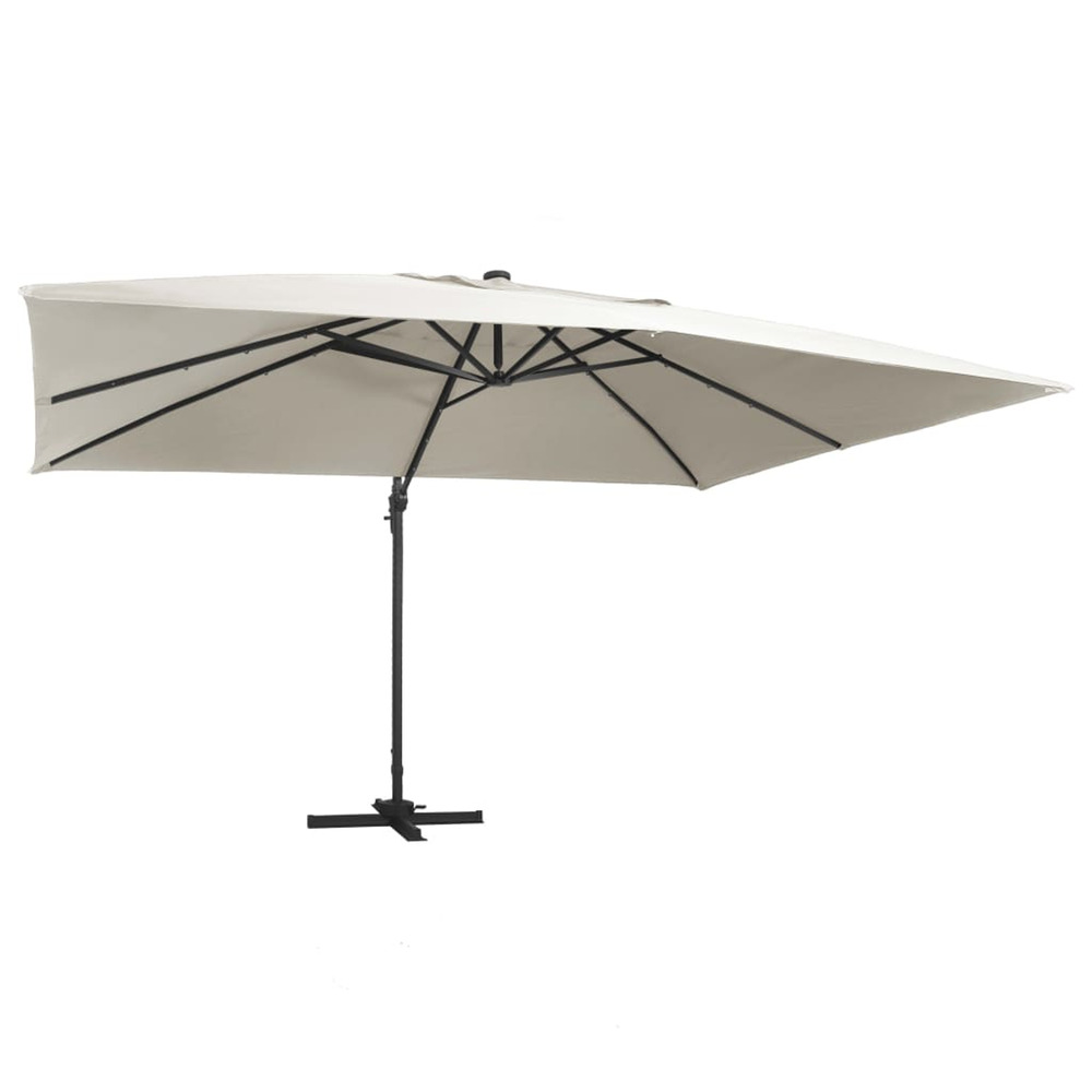 Parasol dÃ©portÃ© avec lumiÃšres LED