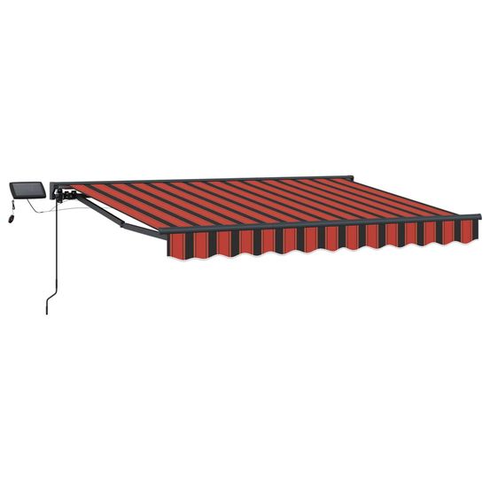 Cadre de store manuel avec leds 2,5 x 2 m