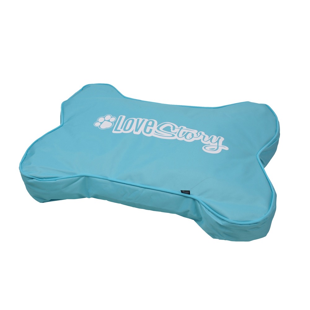 Coussin pour chien en forme d'os