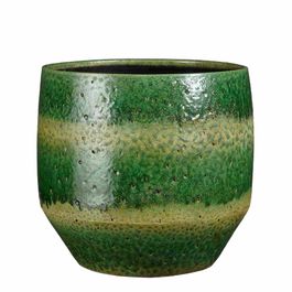 Pot de fleurs Pablo - MICA DECORATIONS - 21x21x19 cm - Céramique - Bronze - Jardin Pot de fleurs Pablo - MICA DECORATIONS - 21x21x19 cm - Céramique - Bronze - Jardin