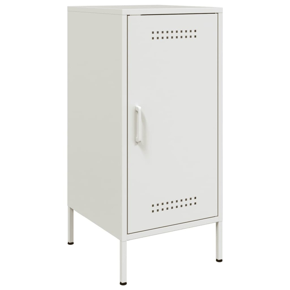 Buffet blanc 36x39x79 cm acier