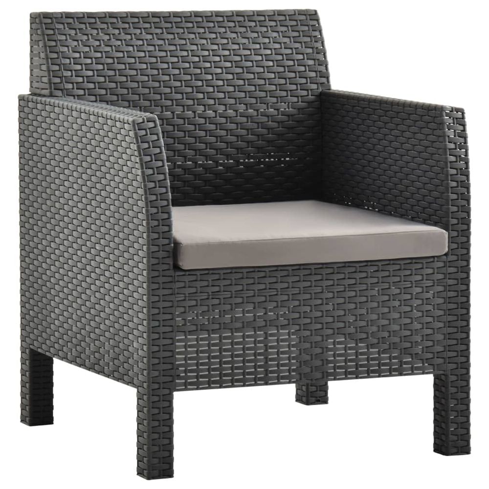 Chaise de jardin avec coussin PP
