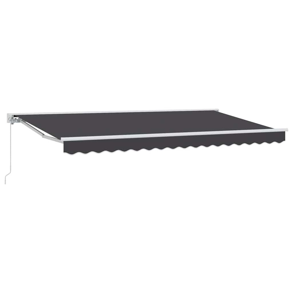 Cadre d'auvent anthracite 350 x 200 cm