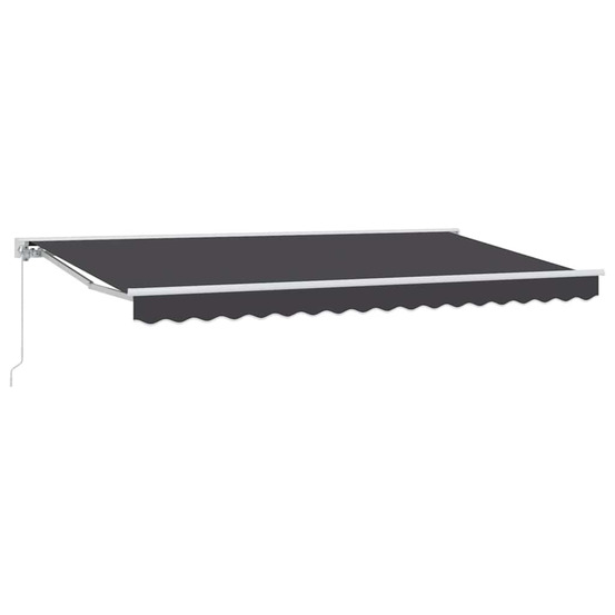 Cadre d'auvent anthracite 350 x 200 cm