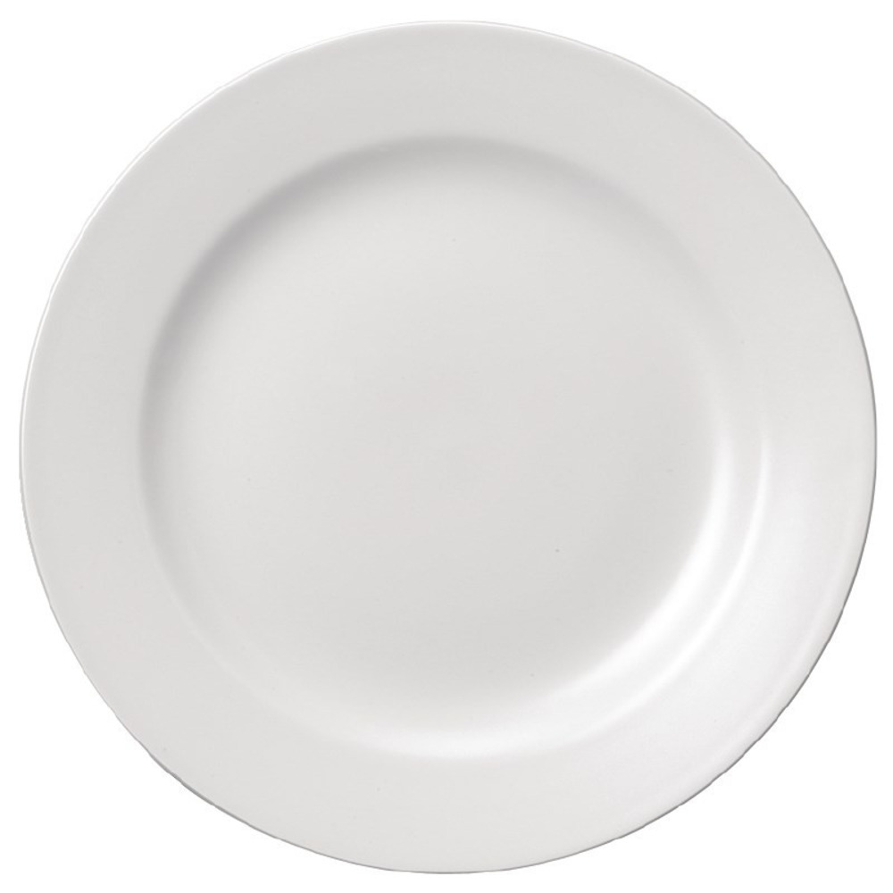 Assiettes classiques 254(ø)mm blanches - lot de 24