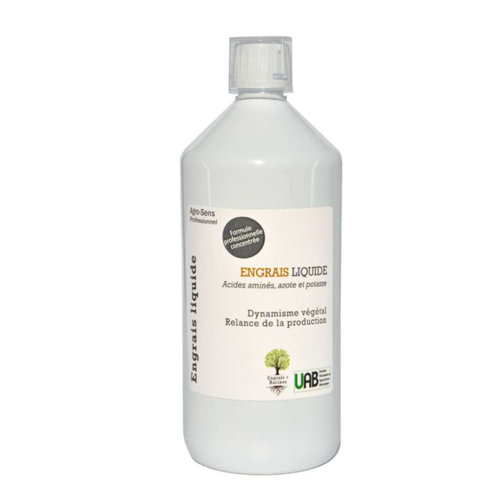 Engrais acides aminés, formule concentrée à diluer - agro sens - 1 litre (500 litres de préparation)