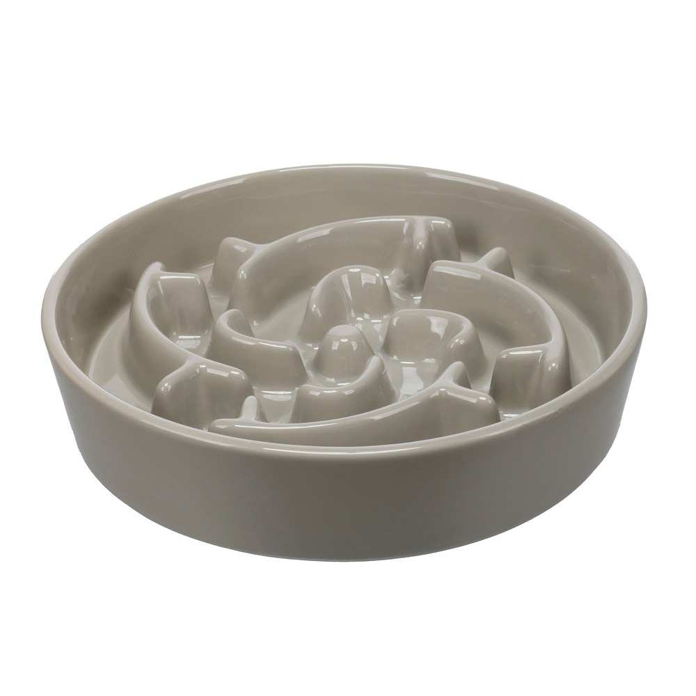 Gamelle ronde anti glouton pour chien sena