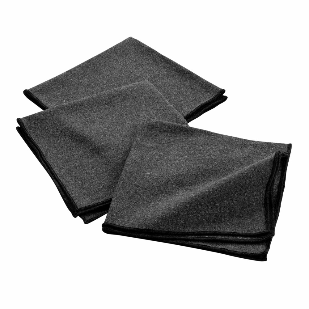 3 serviettes de table coton recycle mistralines