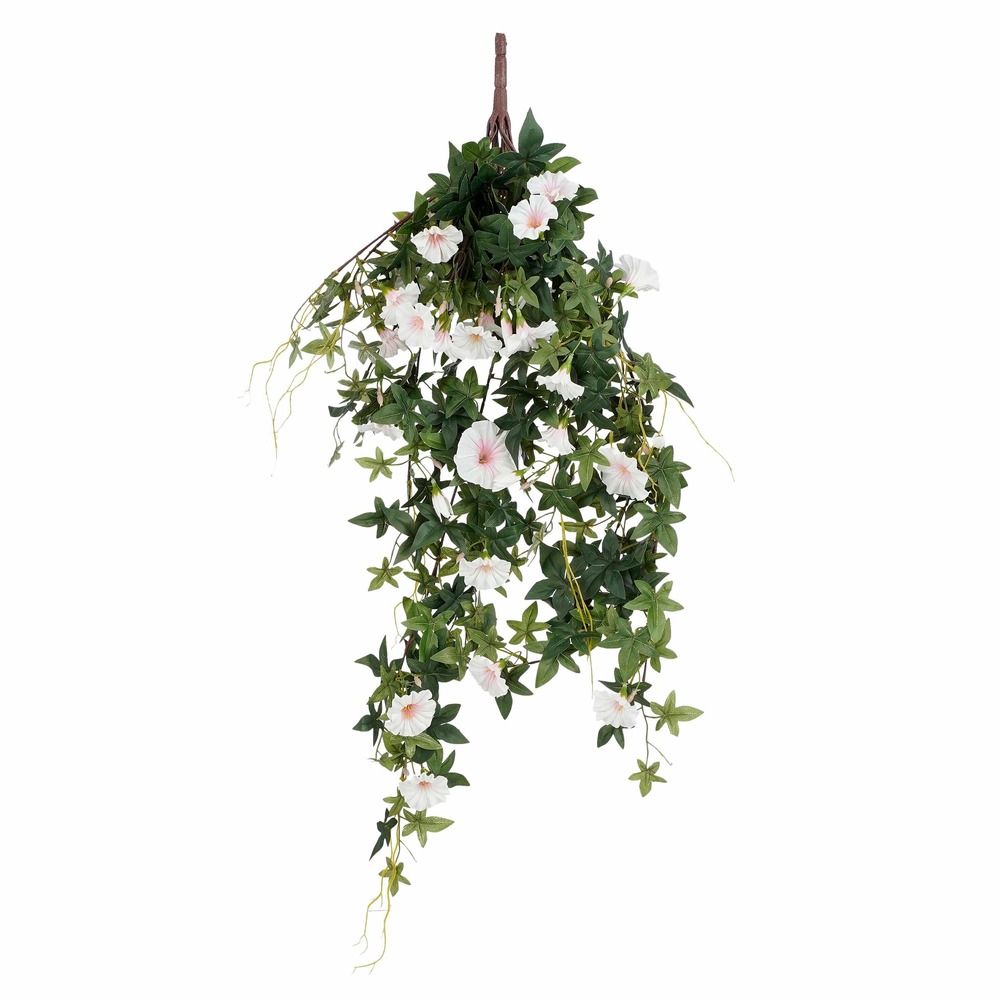 Mica decorations chute de pétunia artificielle - h80 cm - crème