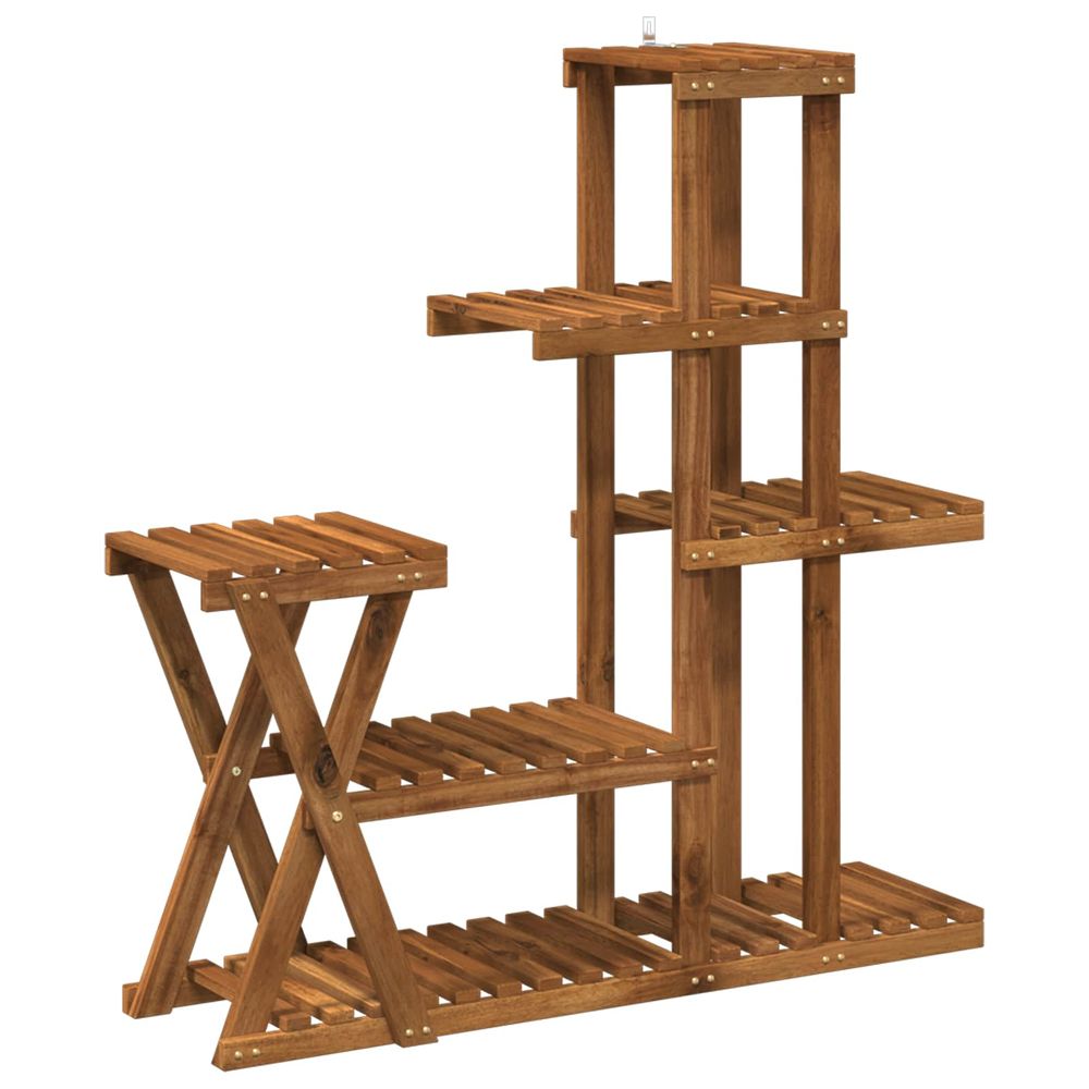 Support de plante naturel 95 x 25 x 101,5 cm