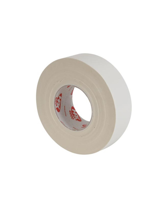 2 ruban adhésif vinyle professionnel - 50mm x 50m - blanc