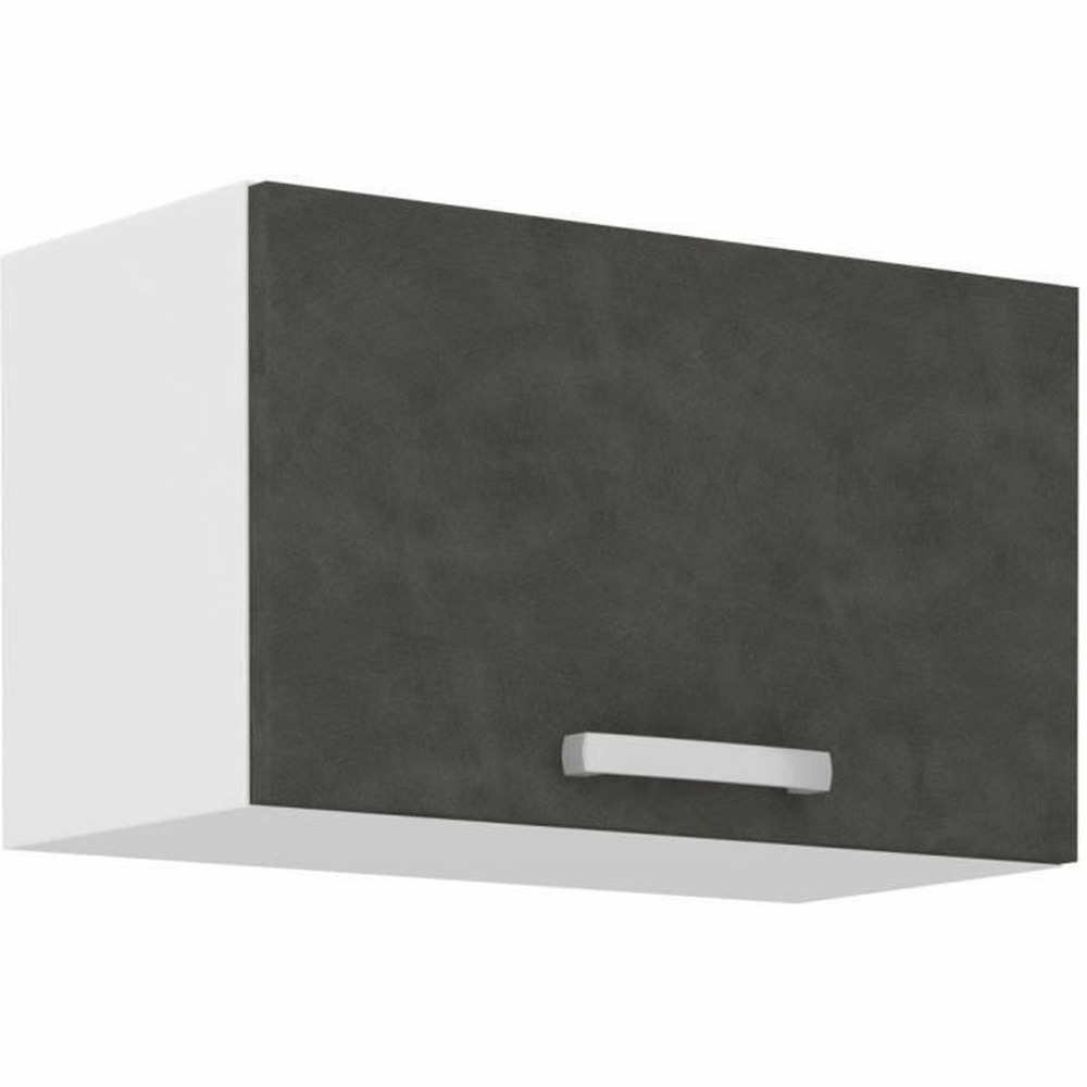 Meuble hotte porte basculante - gris mat - 60 x 31,6 x 36 cm - lassen