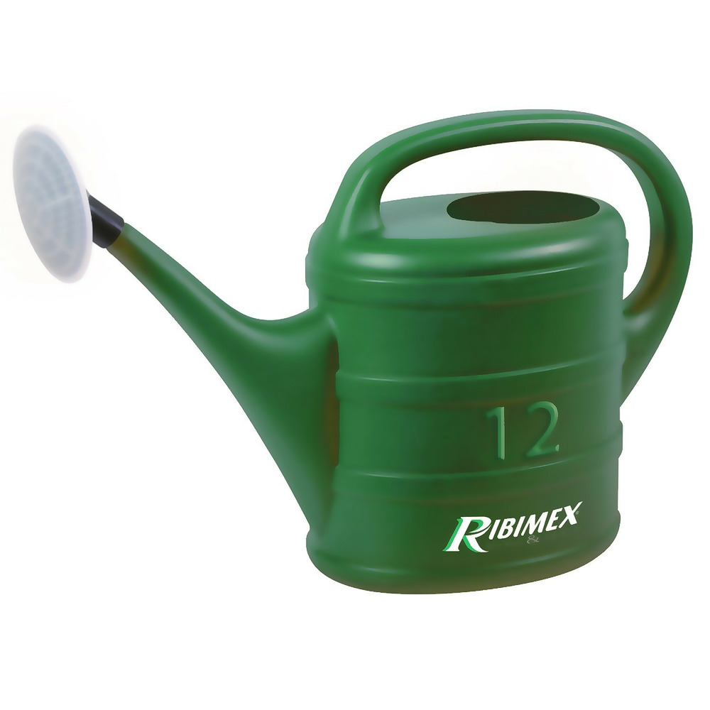 Arrosoir 12l avec pomme d'arrosage démontable - en polyéthylène, bmi, jardinage, arossage plantes, fleurs jardin et plantation
