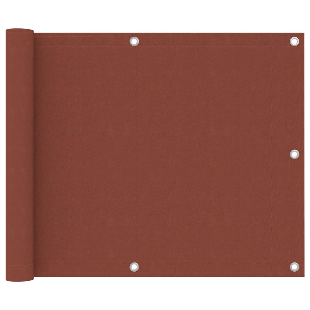 Écran de balcon terre cuite 75x500 cm tissu oxford